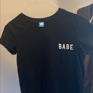 Babe Black T Shirt